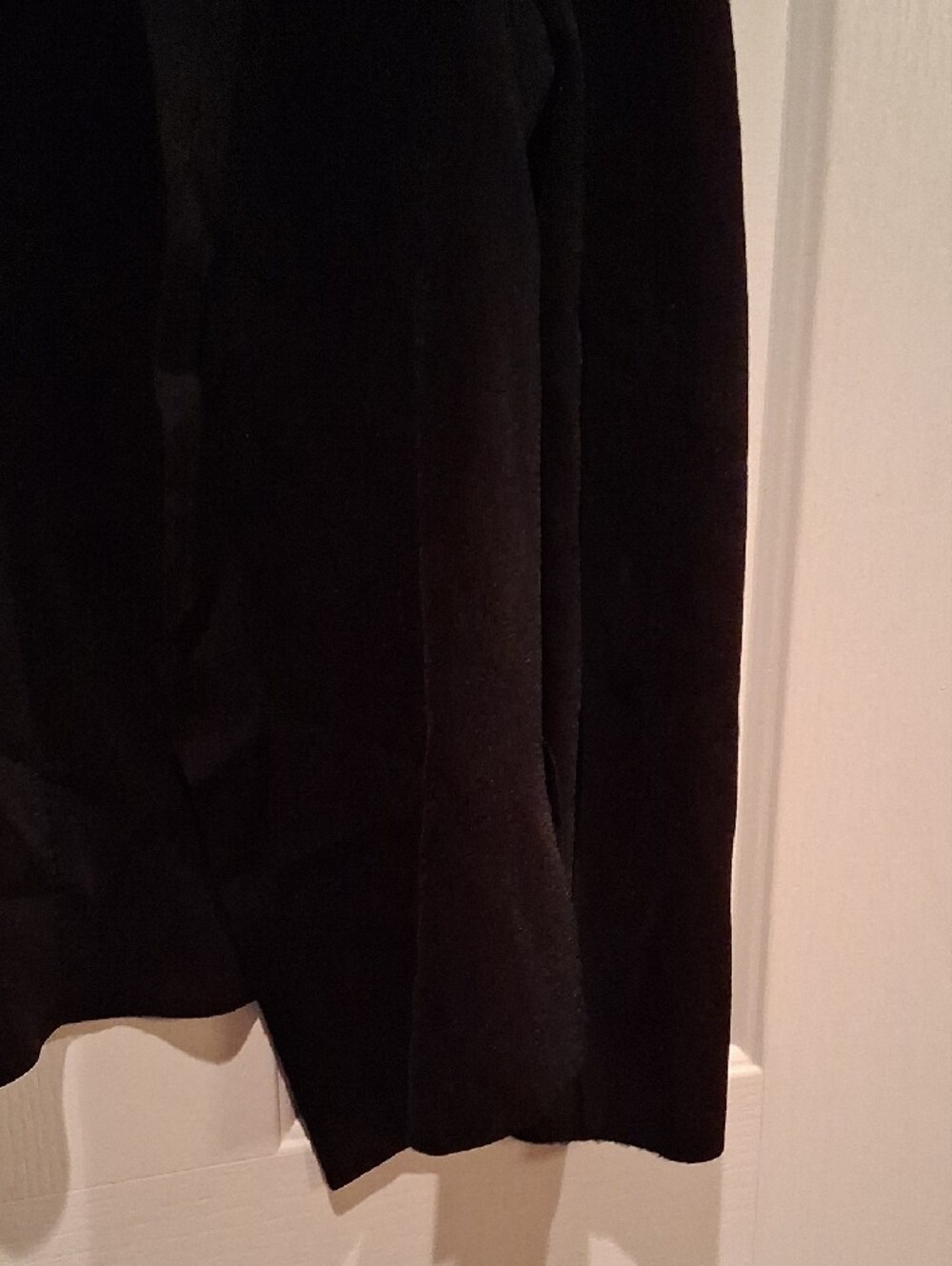 M.M. Lafleur Woolf Black Open-Front Collarless Jardigan - Picture 6 of 11